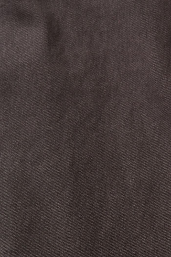 Chino con coulisse in vita, ANTHRACITE, detail image number 6