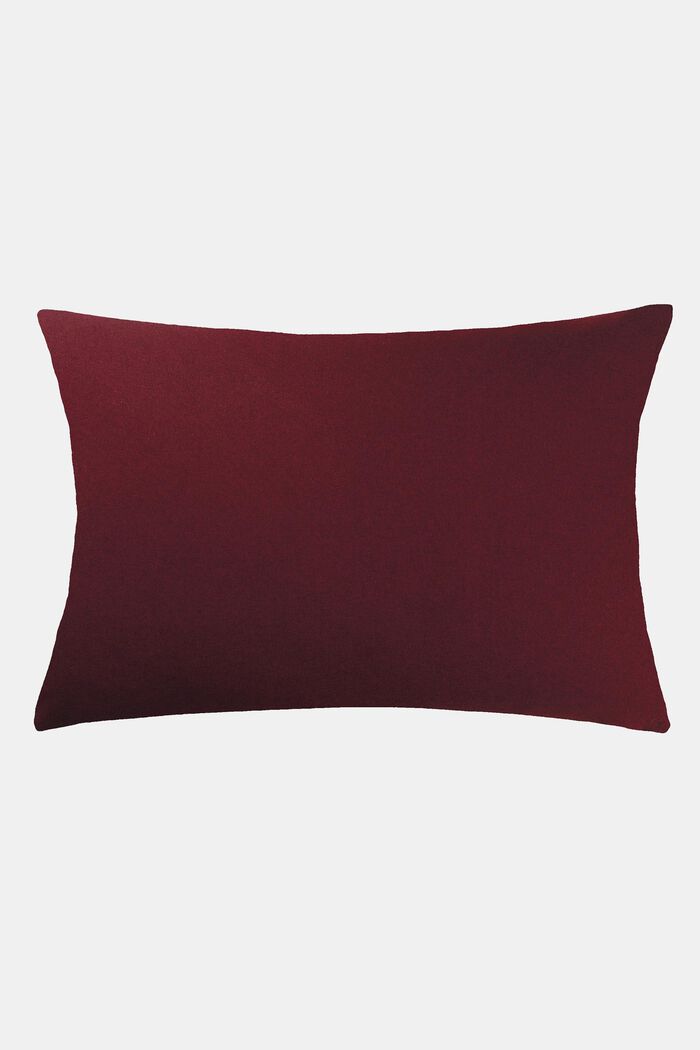 Fodera per cuscino in materiale misto con microvelluto, DARK RED, detail image number 3
