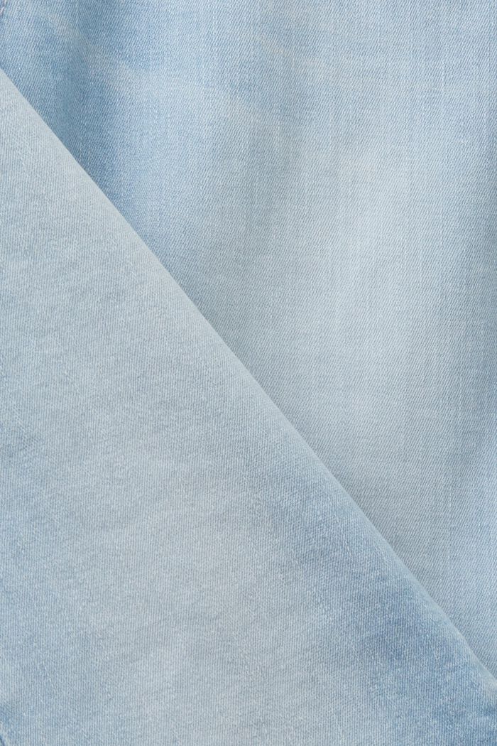 Jeans skinny in cotone sostenibile, BLUE BLEACHED, detail image number 5