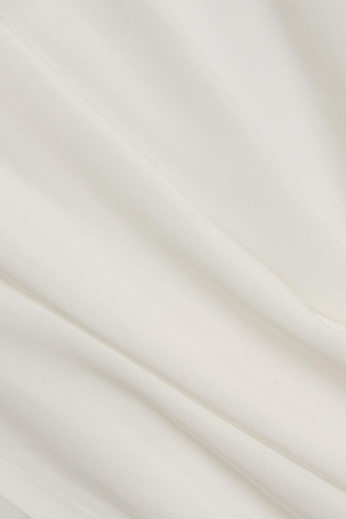 Top blusato in LENZING™ ECOVERO™, OFF WHITE, detail image number 4