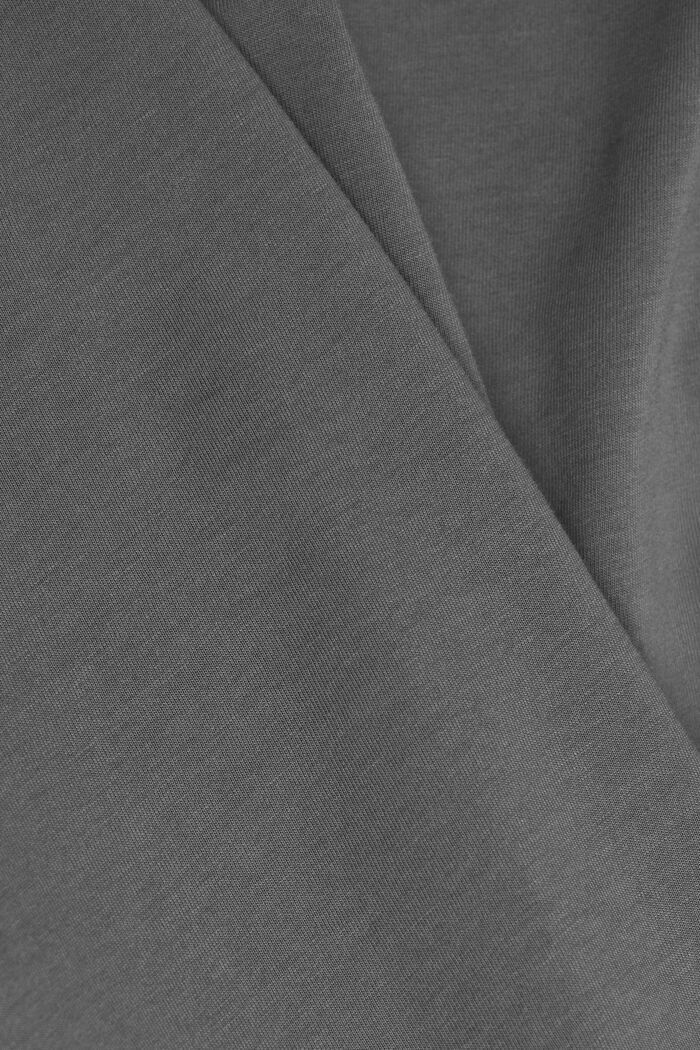 T-shirt in jersey, 100% cotone, DARK GREY, detail image number 5