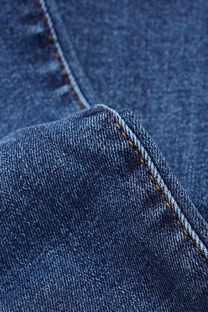 Jeans slavati con cotone biologico, BLUE MEDIUM WASHED, detail image number 6
