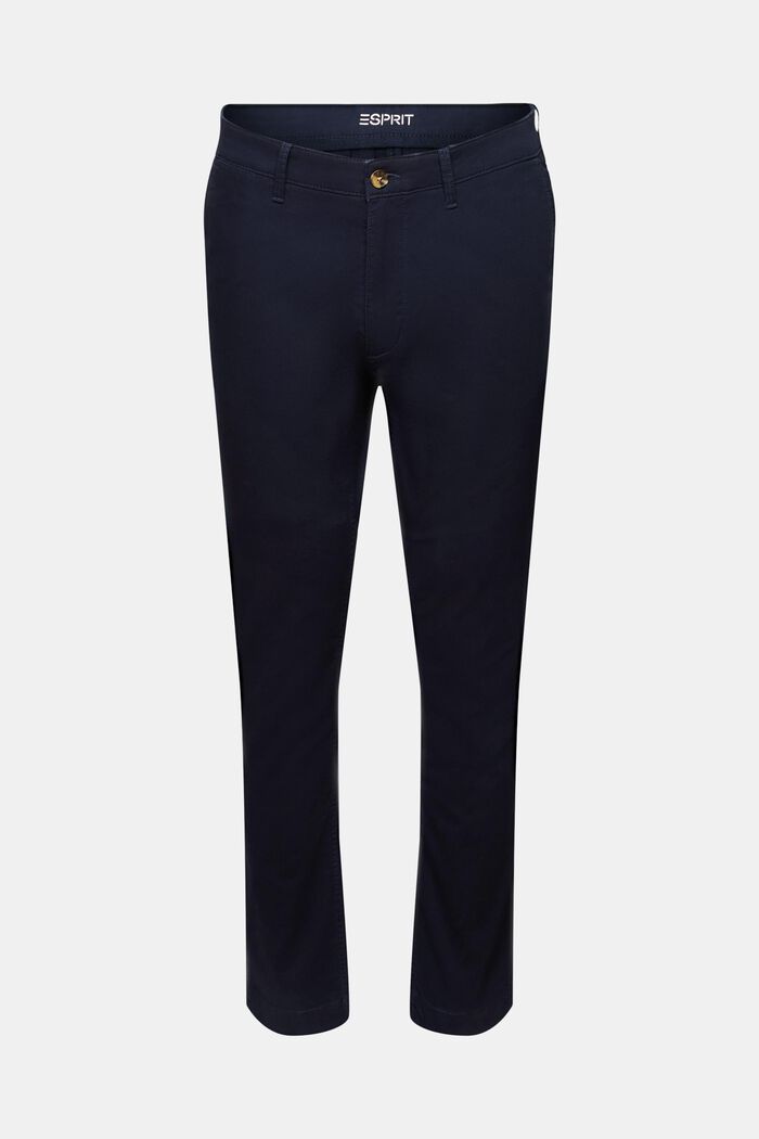 Pantaloni chino, cotone con stretch, NAVY, detail image number 7