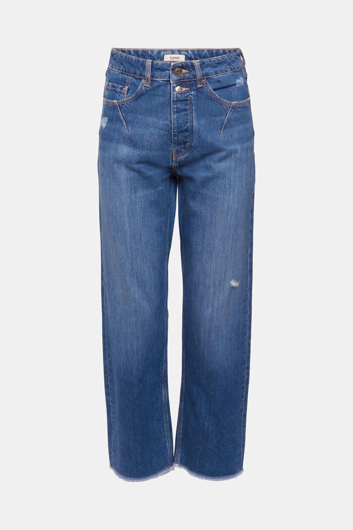 Jeans Dad Fit effetto rovinato, 100% cotone