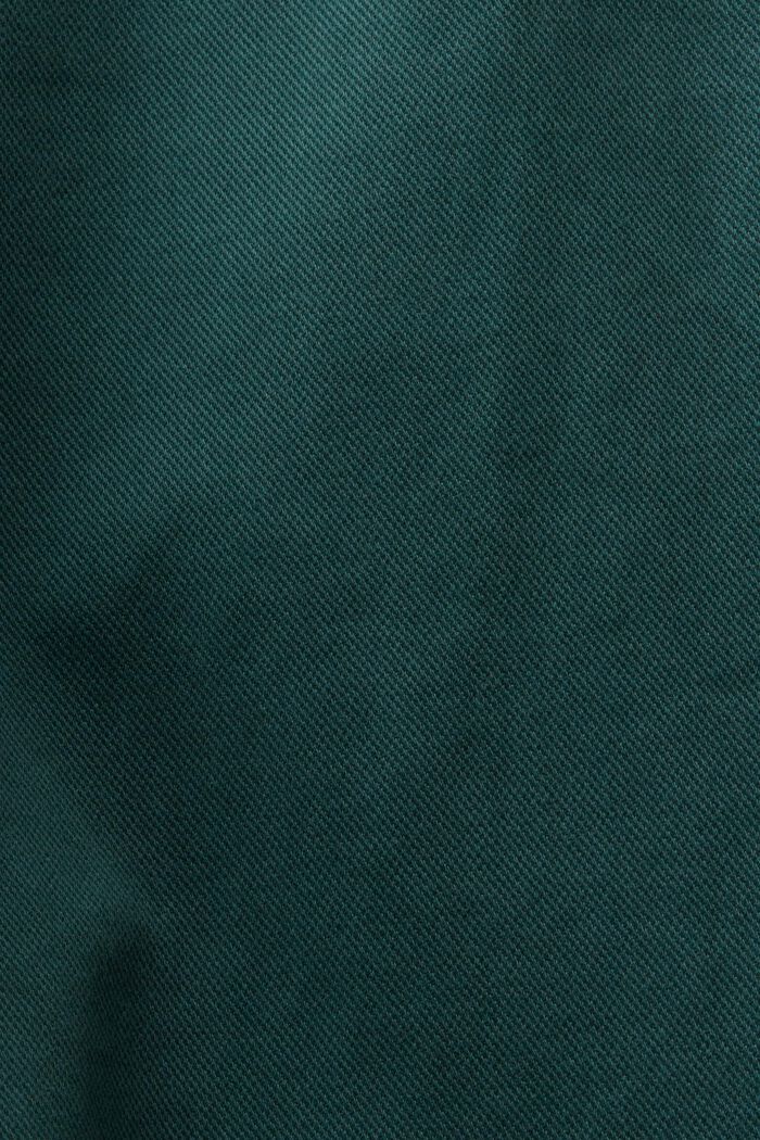 Chino a vita alta a vestibilità ampia, EMERALD GREEN, detail image number 6