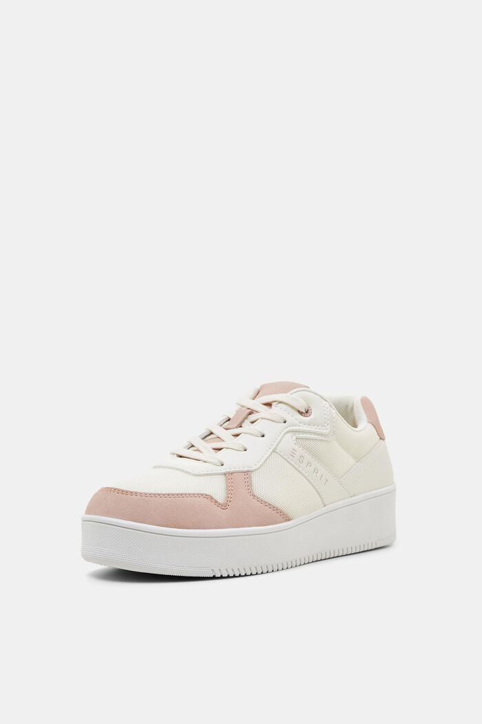 Sneakers con suola con plateau, LIGHT PINK, detail image number 2