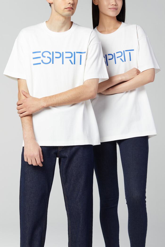 T-shirt unisex con stampa del logo