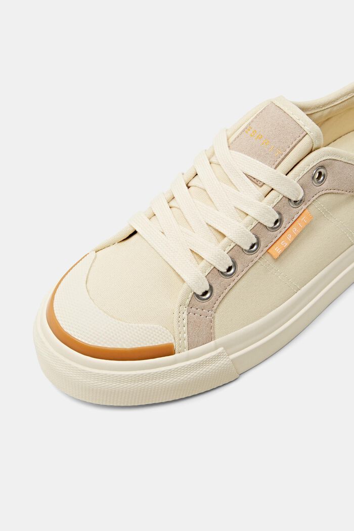 Sneakers dalla suola con plateau, LIGHT BEIGE, detail image number 3