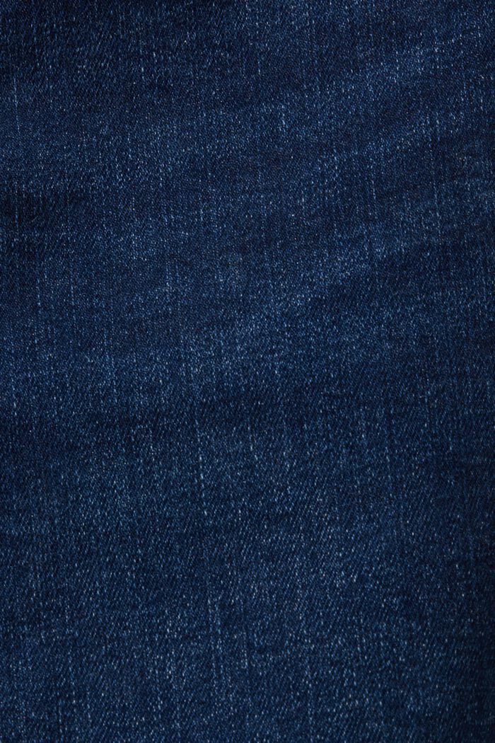 Jeans skinny a vita media, BLUE DARK WASHED, detail image number 5