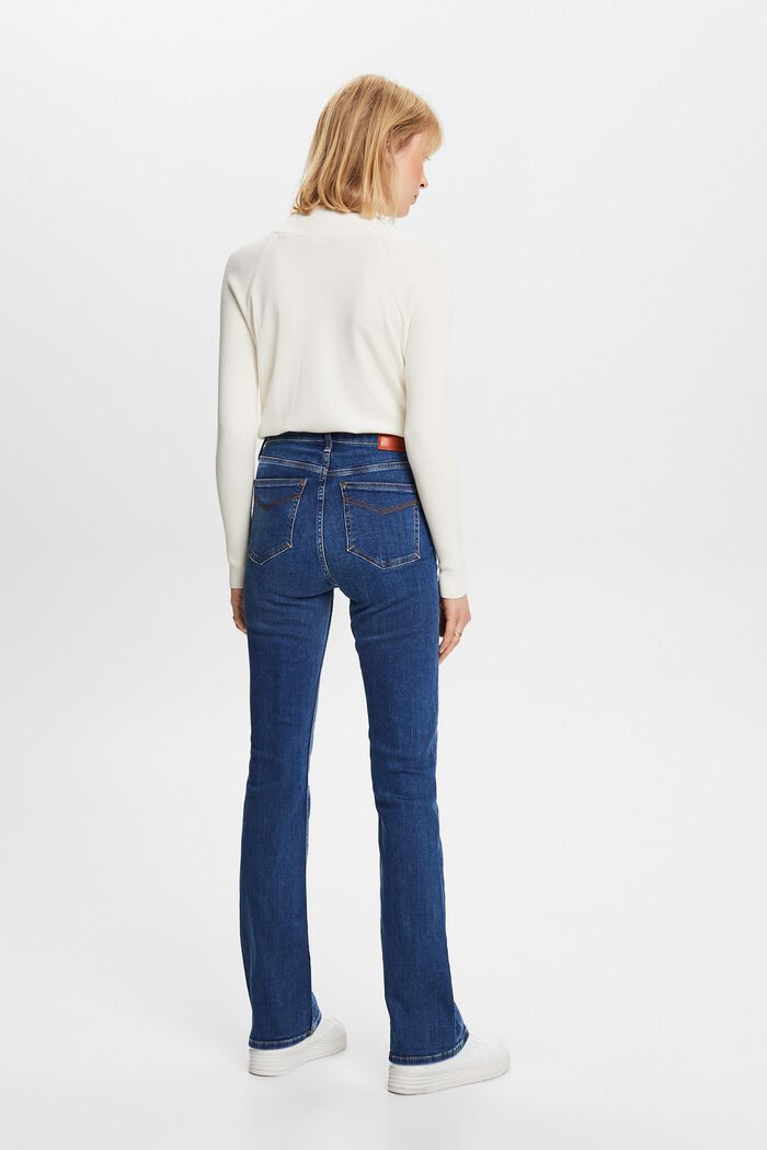Jeans bootcut premium a vita alta, BLUE MEDIUM WASHED, detail image number 3