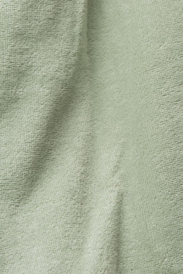 Accappatoio in spugna con cappuccio, SOFT GREEN, detail image number 1