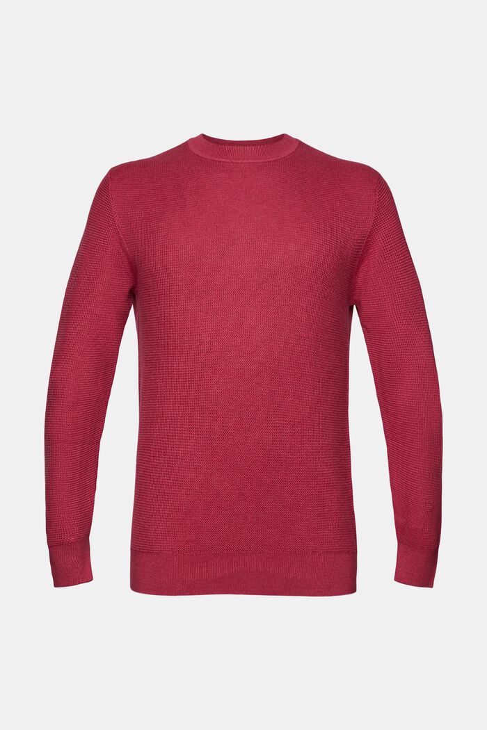 Maglione a righe, CHERRY RED, detail image number 6