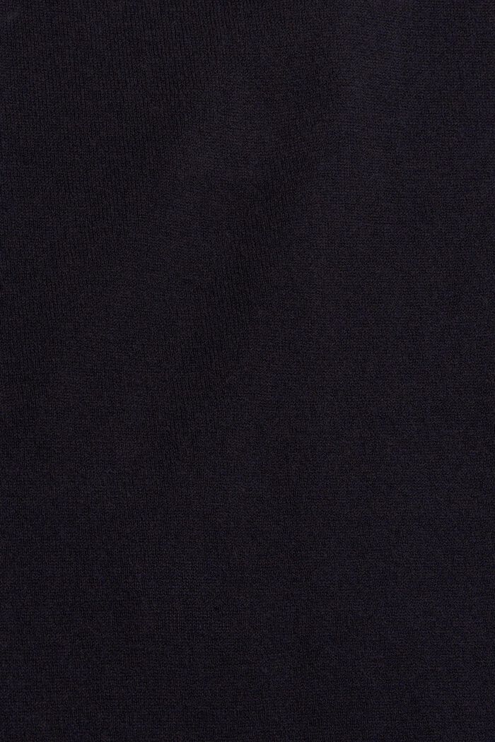 Con cashmere: gilet con scollo a V, BLACK, detail image number 4