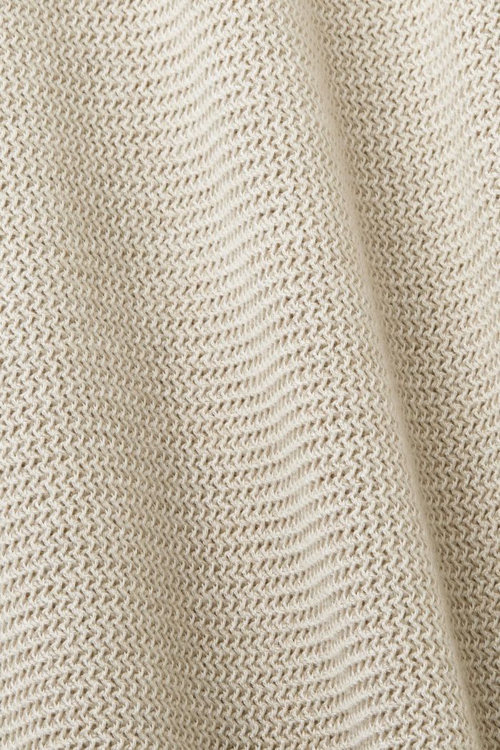 Maglione a righe, LIGHT TAUPE, detail image number 4