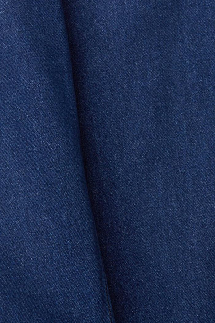 Jeans mom fit a vita alta, BLUE DARK WASHED, detail image number 7