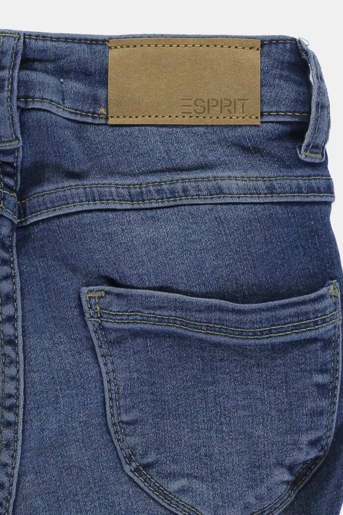Jeans stretch con differenti fit e cintura regolabile, BLUE MEDIUM WASHED, detail image number 2