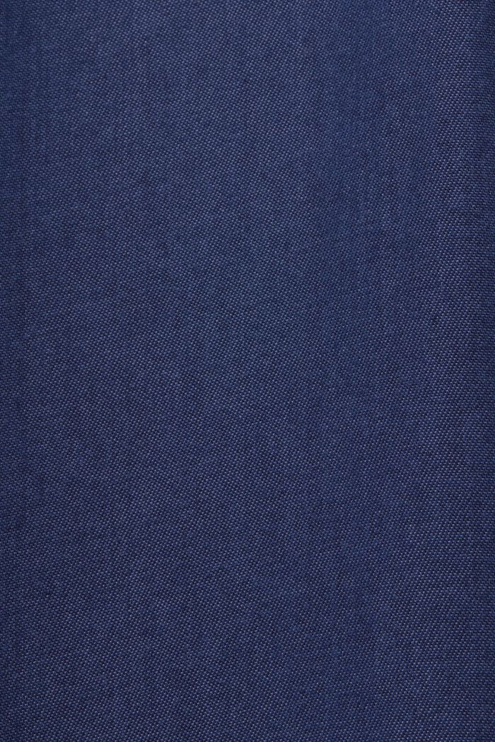 Abito camicia di jeans in TENCEL™ con cintura, BLUE DARK WASHED, detail image number 5
