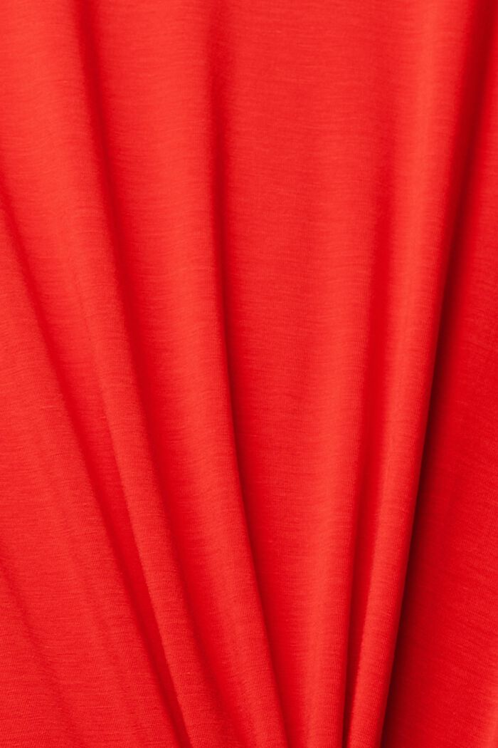 Maglia a maniche lunghe con collo dolcevita, TENCEL™, RED, detail image number 1
