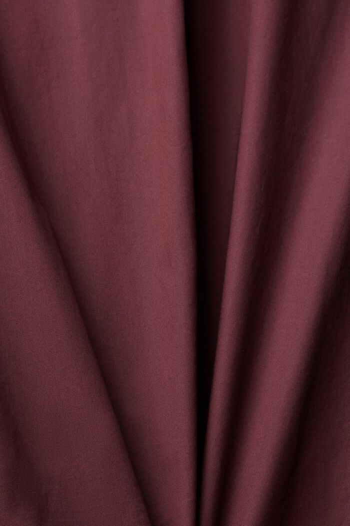 Camicia in cotone sostenibile, BORDEAUX RED, detail image number 1