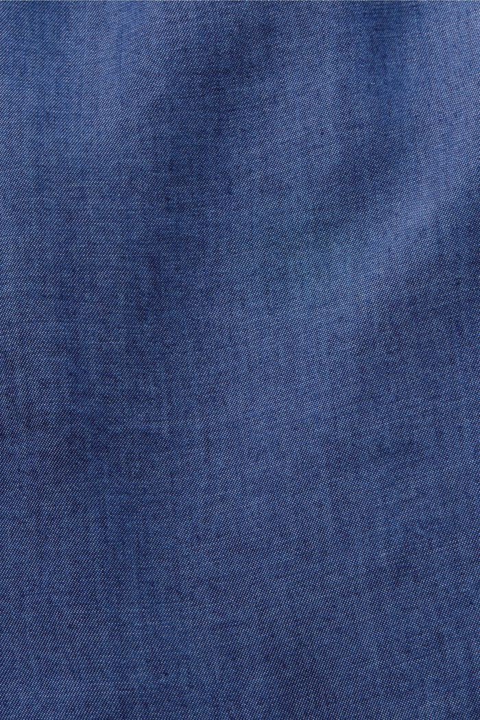 Blusa oversize, TENCEL™, BLUE DARK WASHED, detail image number 6