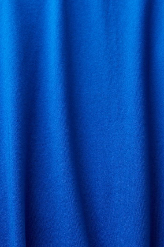 T-shirt girocollo in jersey, BRIGHT BLUE, detail image number 5