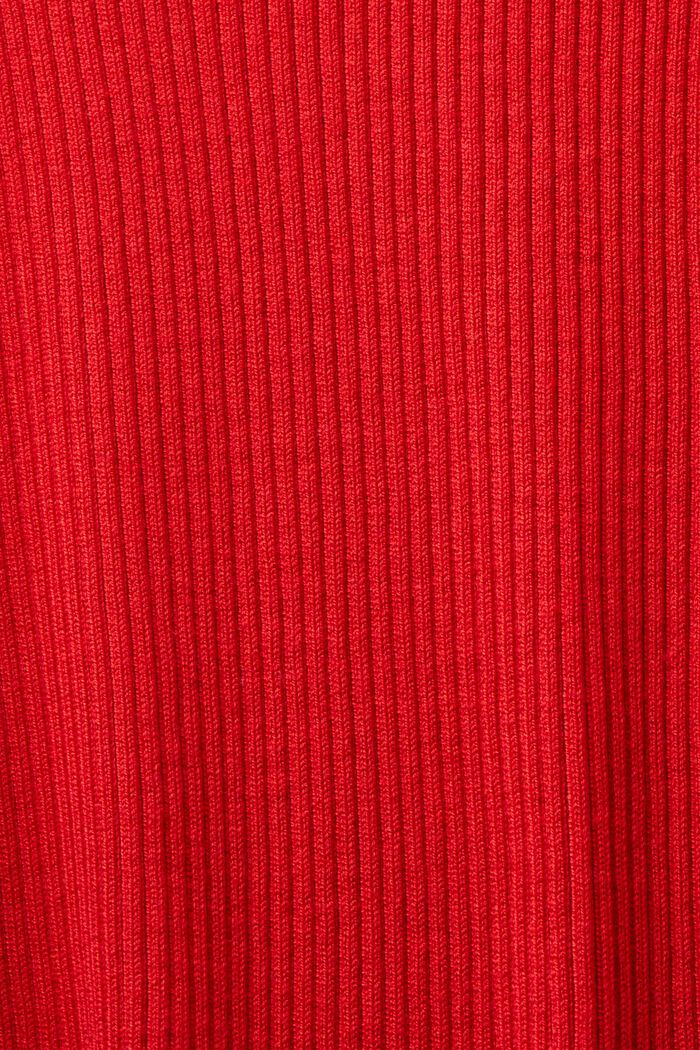 Cardigan in maglia a coste, RED, detail image number 4