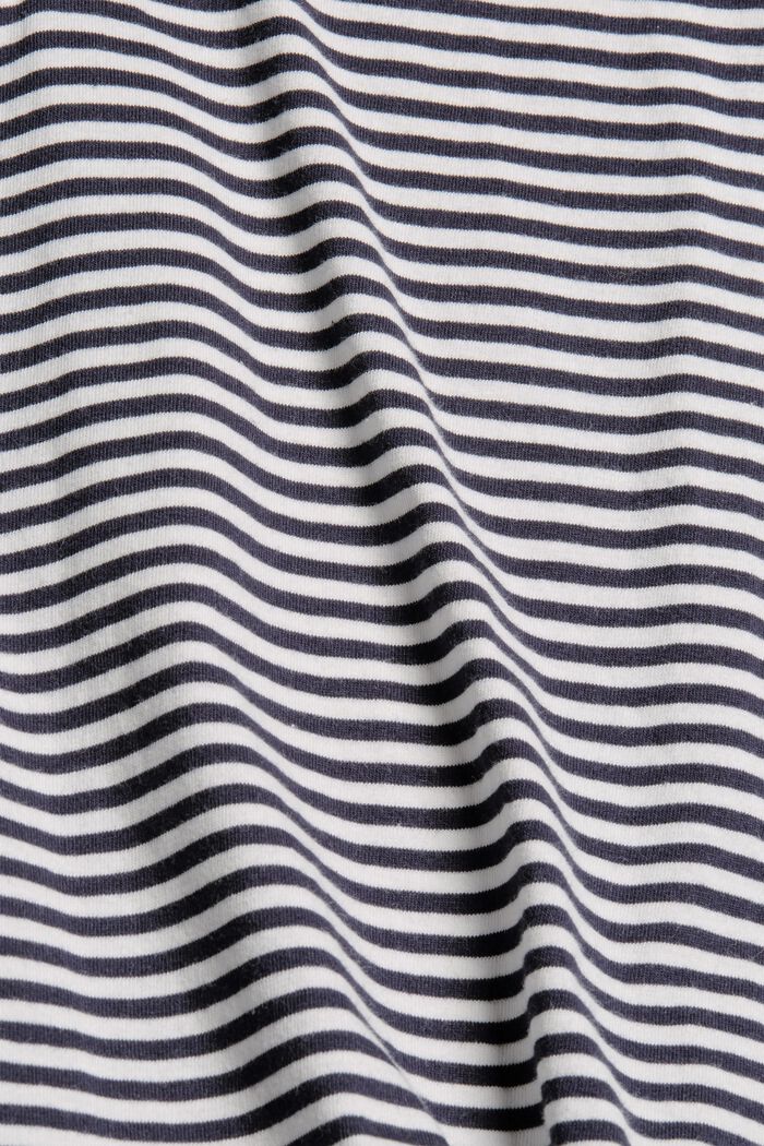 Maglia da pigiama in 100% cotone biologico, NAVY, detail image number 4