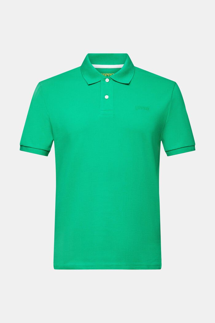 Polo in piqué, GREEN, detail image number 6