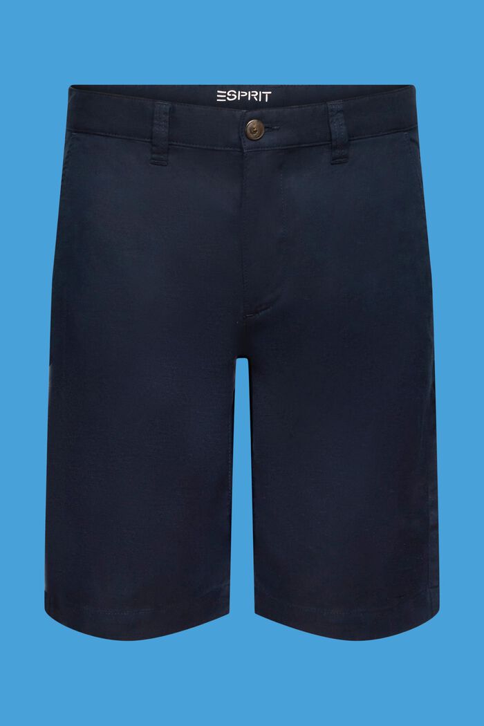 Pantaloncini stile chino, NAVY, detail image number 6