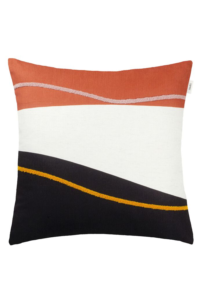 Fodera per cuscino decorativo multicolore a righe, MULTICOLOUR, detail image number 0