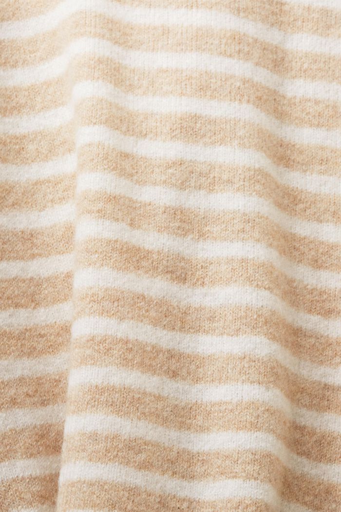 Pullover a maglia con maniche blouson, SAND, detail image number 4