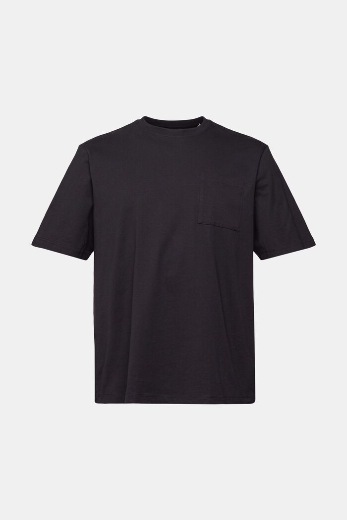 T-shirt in jersey, 100% cotone, BLACK, detail image number 2