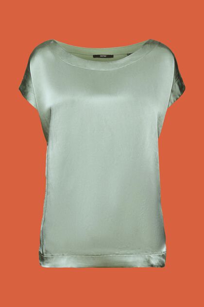 T-shirt in materiale misto, LENZING™ ECOVERO™