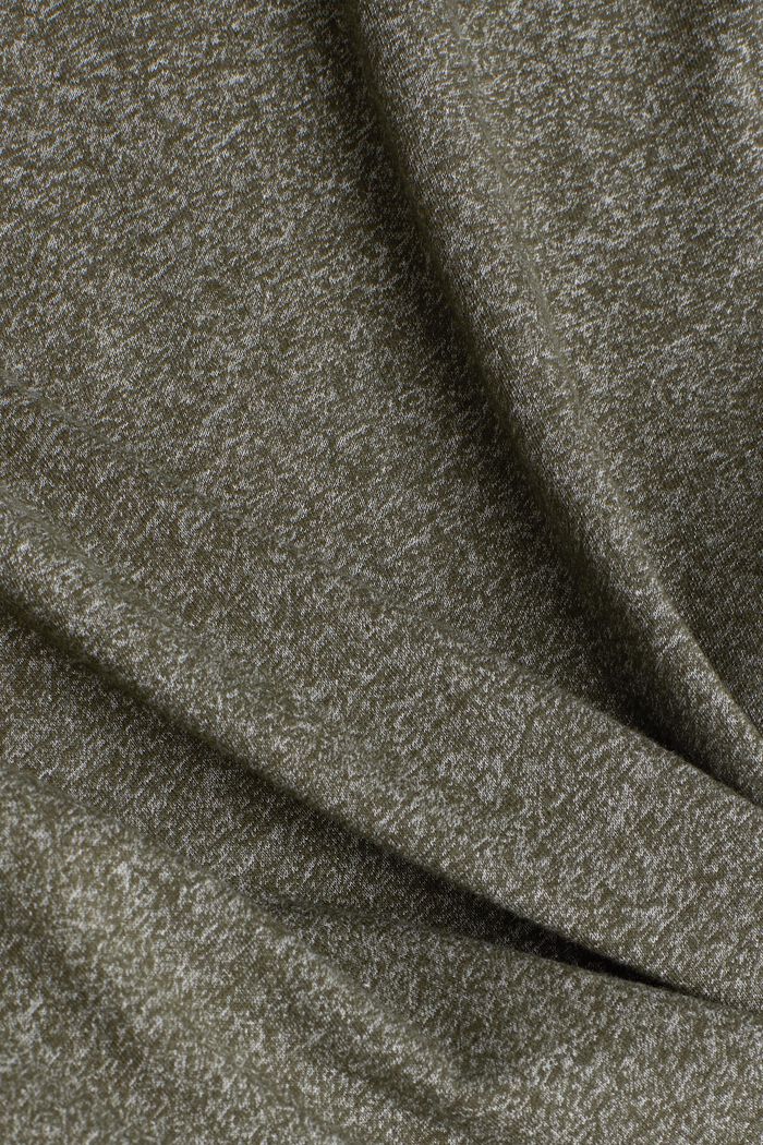 In materiale riciclato: t-shirt con cotone biologico, OLIVE, detail image number 1