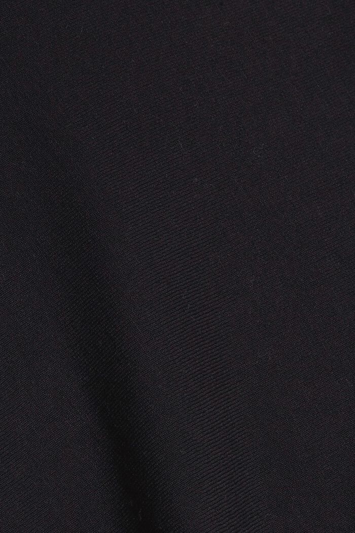 Pullover a dolcevita oversize, LENZING™ ECOVERO™, BLACK, detail image number 4
