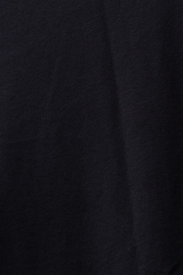 T-shirt con stampa olografica, BLACK, detail image number 4