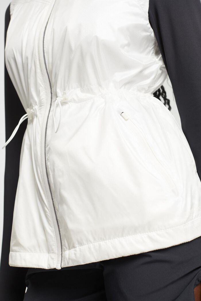 Gilet con coulisse e E-DRY, OFF WHITE, detail image number 3
