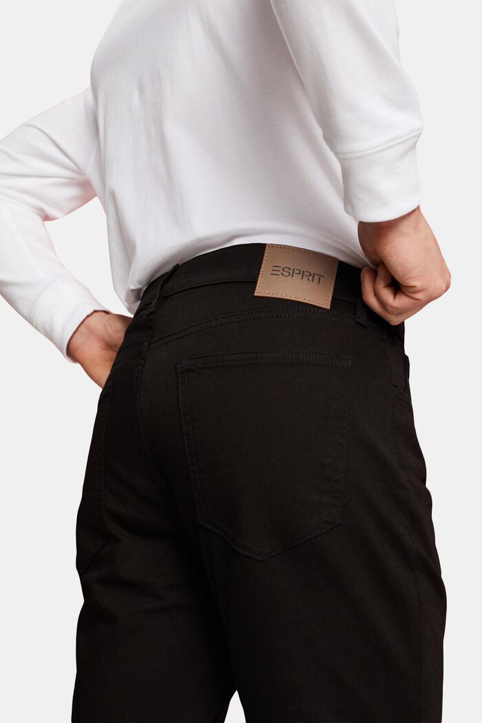 Pantaloni Slim Fit, BLACK, detail image number 4