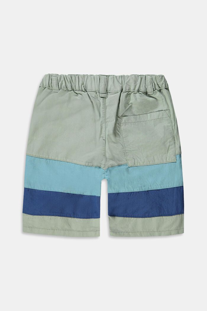 Shorts bermuda con righe a blocchi
