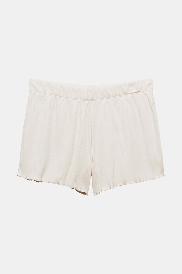 Shorts in cotone a coste