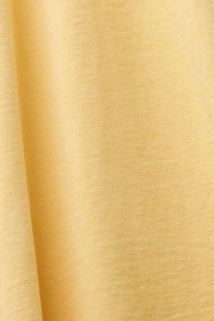 Polo in cotone con logo, SUNFLOWER YELLOW, detail image number 4