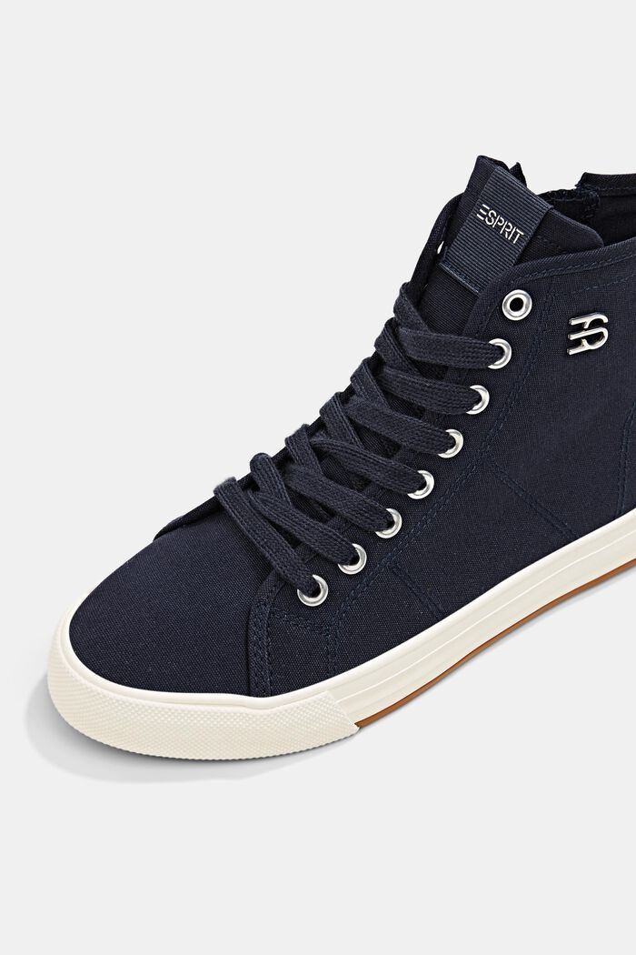 Sneakers con gambale alto, NAVY, detail image number 3
