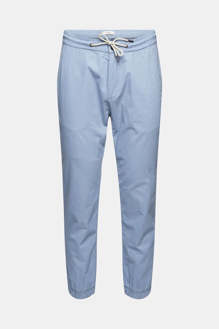 Pantaloni chino leggeri con coulisse con cordoncino, BLUE, detail image number 2