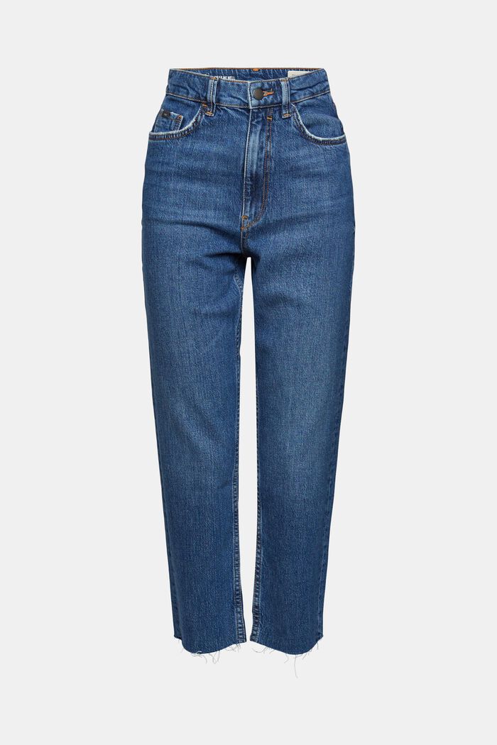 Jeans cropped in misto cotone