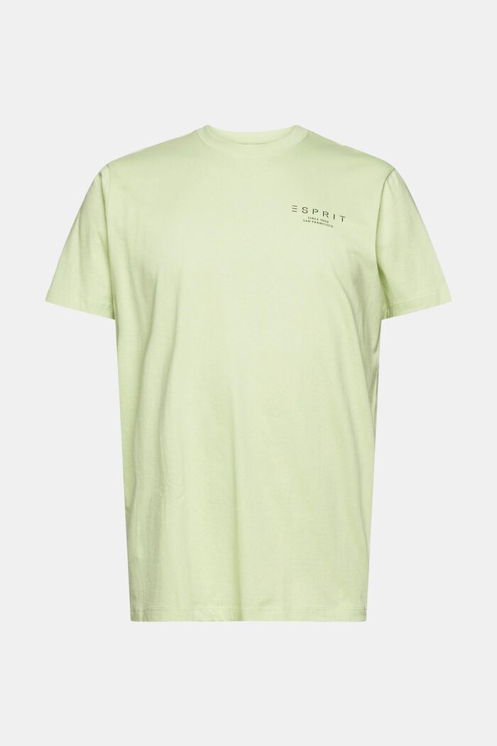 T-shirt in jersey con stampa del logo, LIGHT GREEN, detail image number 2