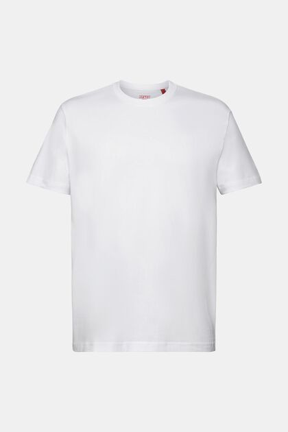T-shirt girocollo in jersey di cotone Pima