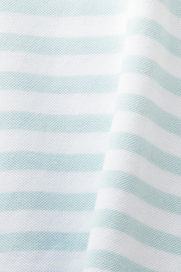 Polo a righe Slim Fit, LIGHT AQUA GREEN, detail image number 6