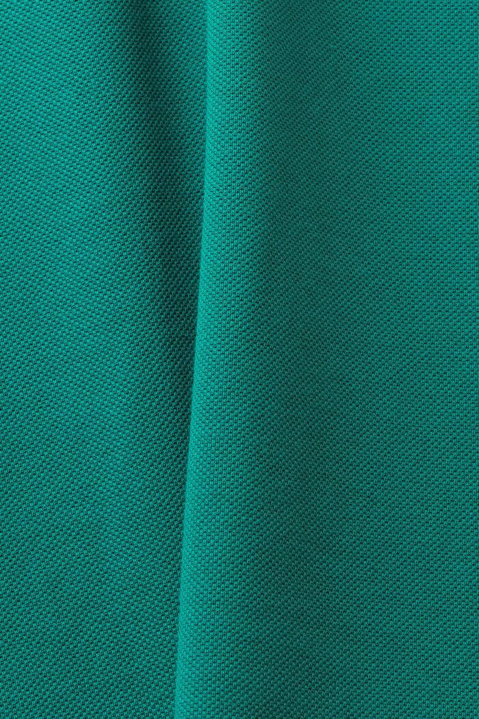 Camicia polo slim fit, EMERALD GREEN, detail image number 6