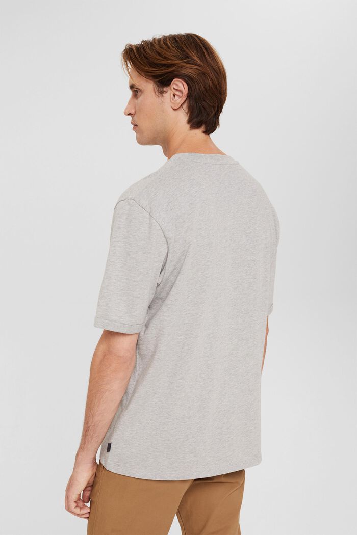 T-shirt oversize in jersey di cotone, LIGHT GREY, detail image number 3