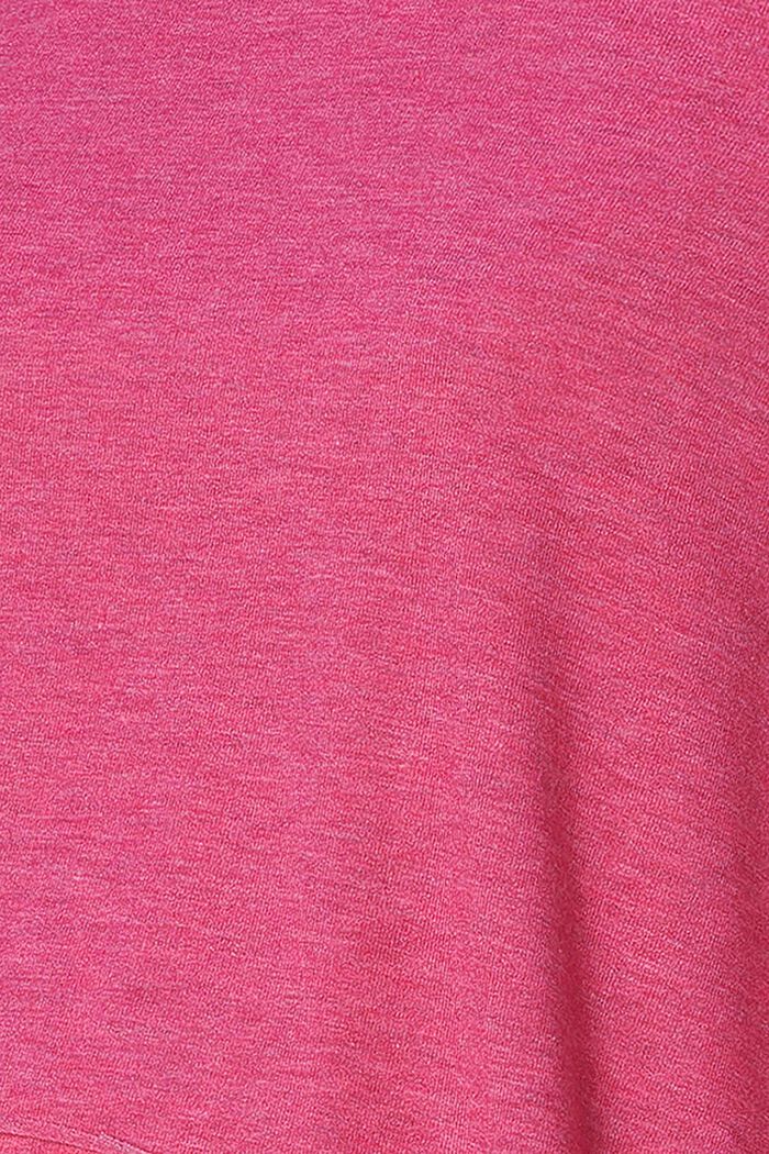 MATERNITY T-shirt senza maniche da allattamento, PINK FUCHSIA, detail image number 4